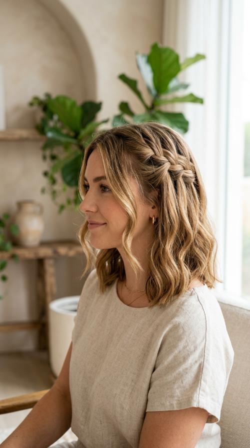 The Waterfall Braid for Lob Lengths