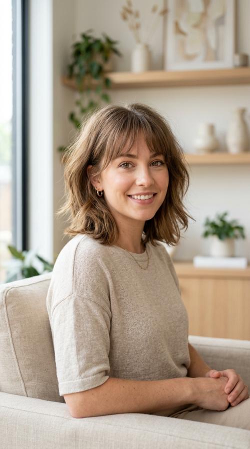 The Wispy Fringe Bob