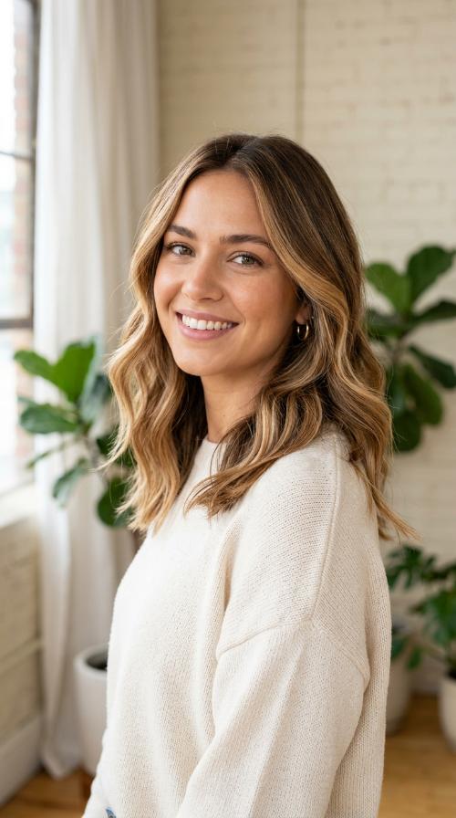 Toffee Ombré for Medium Hair