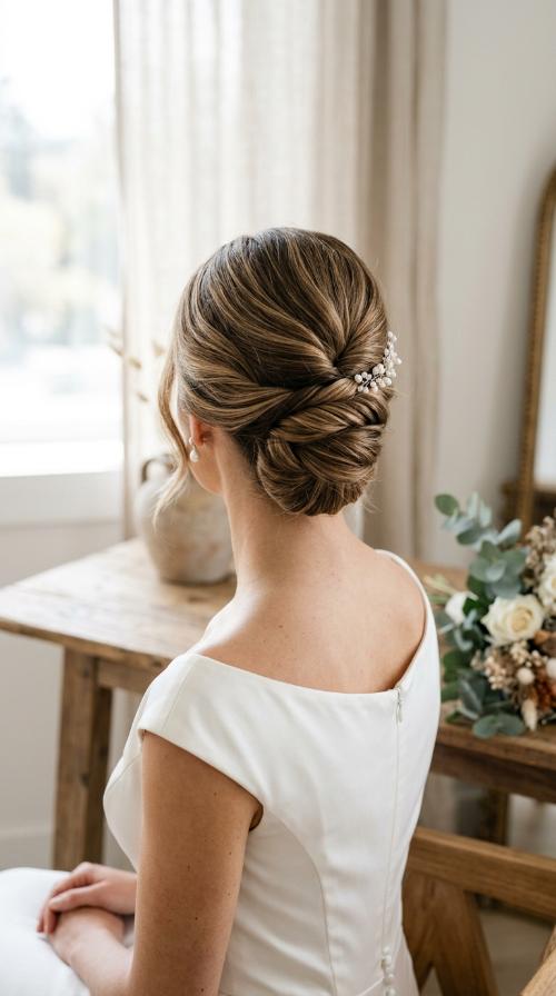 TWISTED FRENCH PLEAT