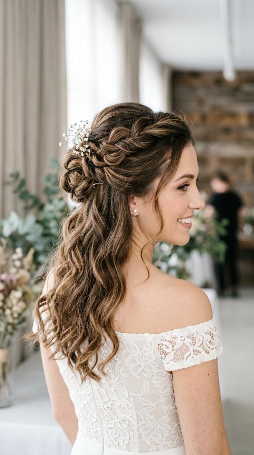 Twisted Half-Up, Half-Down