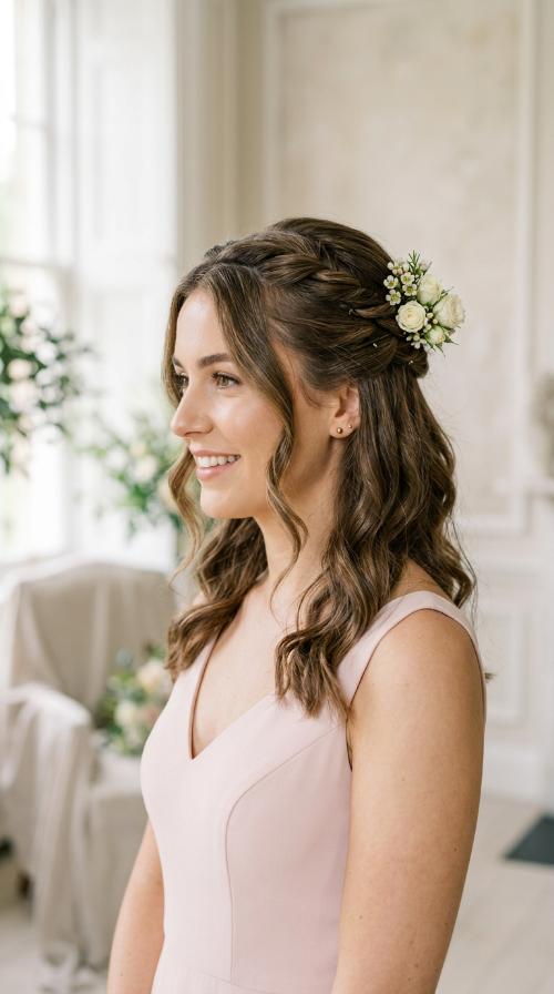 Twisted Half-Up Style