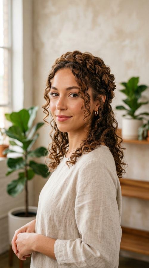 Twisted Halo Braid