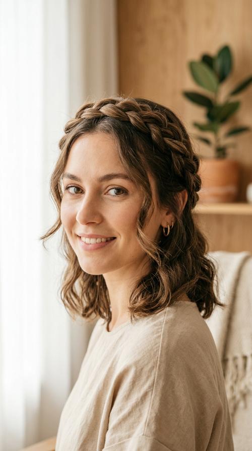 Twisted Halo Braid