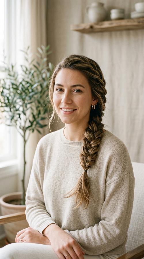 Twisted Side Braid
