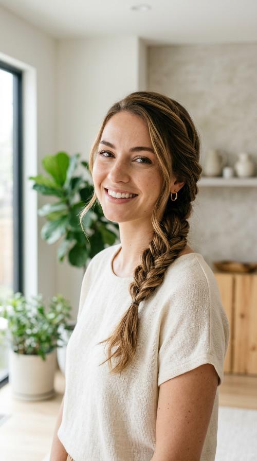 Twisted Side Braid