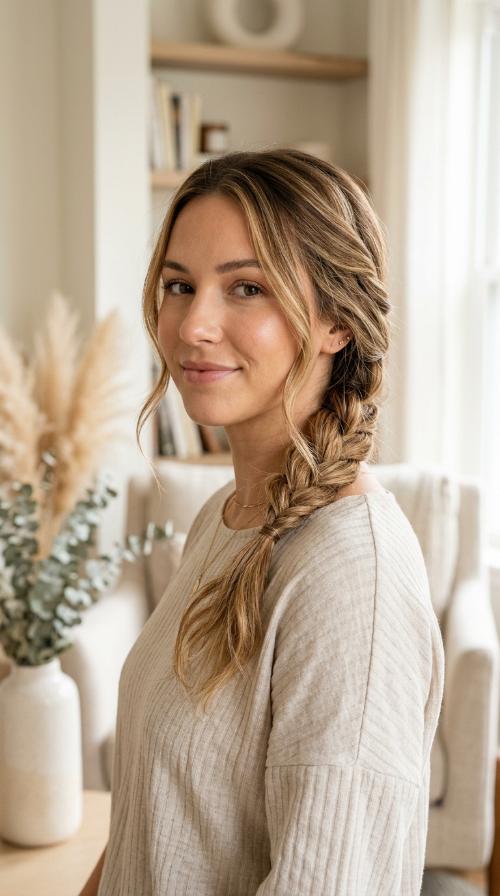 Twisted Side Braid