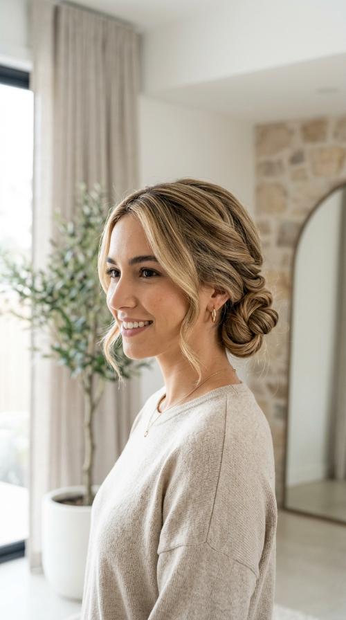Twisted Side Bun