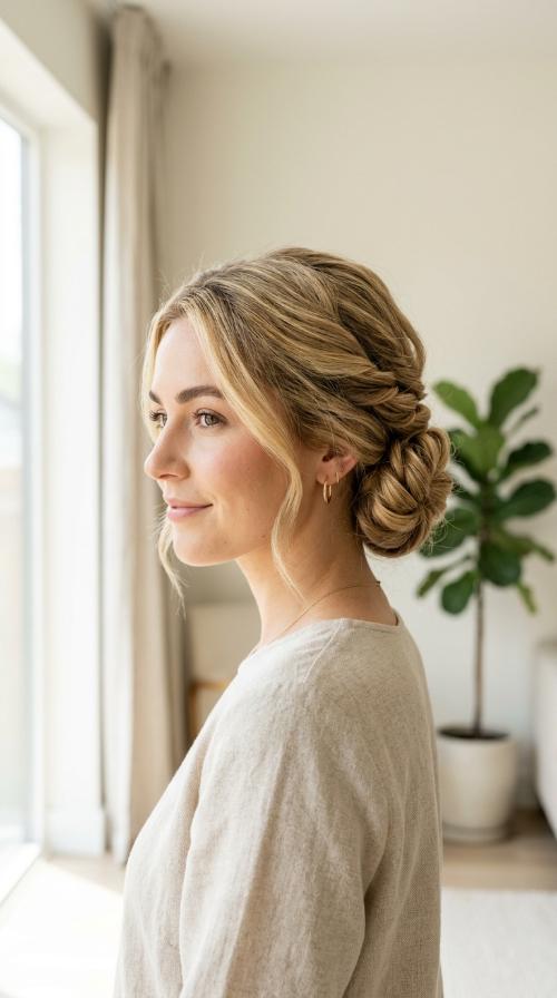 Twisted Side Bun