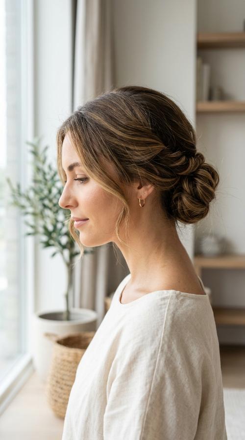 Twisted Side Chignon