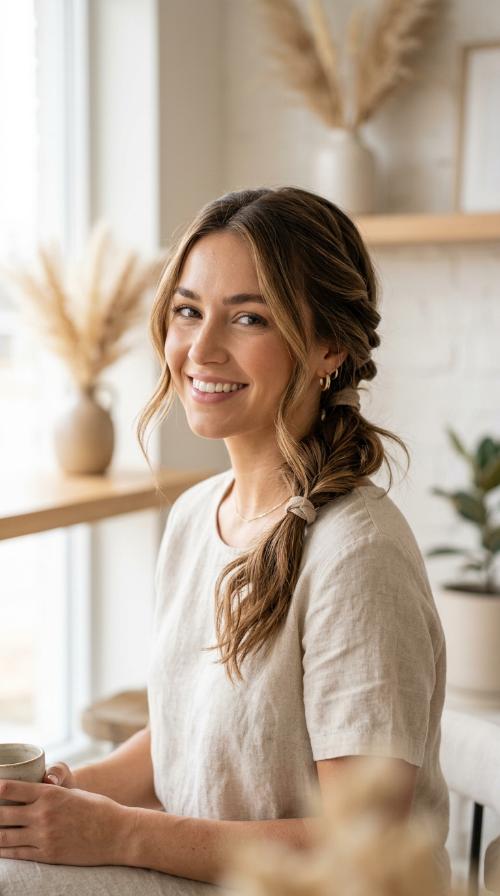 Twisted Side Ponytail
