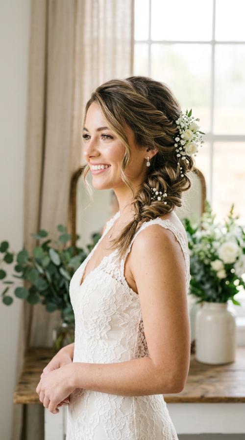 Twisted Side Swept Updo