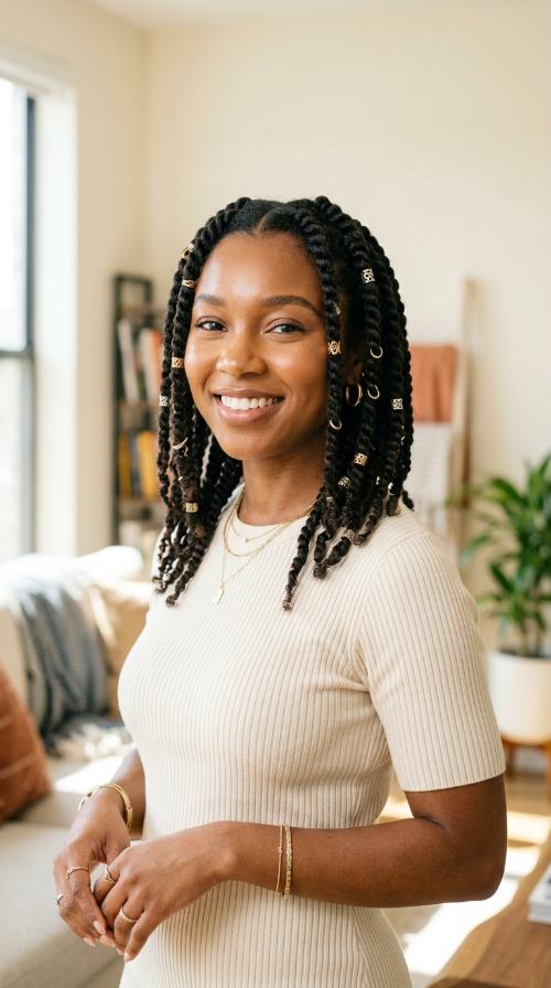 Twists with Metallic Cuffs