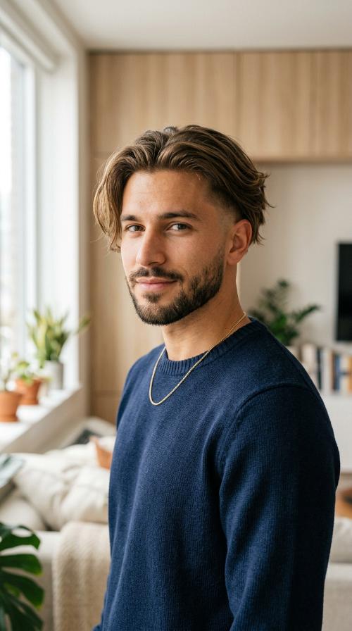 Undercut Middle Part
