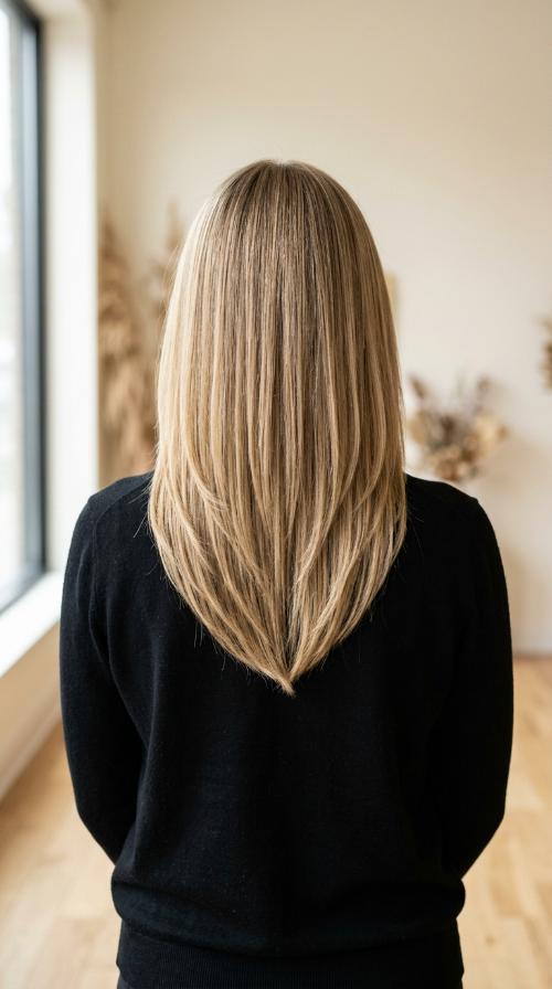 V-Shaped Back Layers