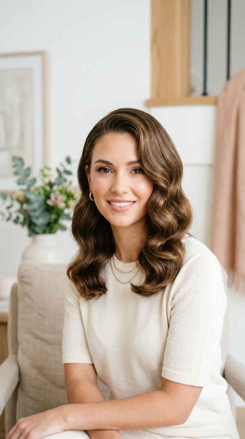 Vintage-Inspired Hollywood Waves