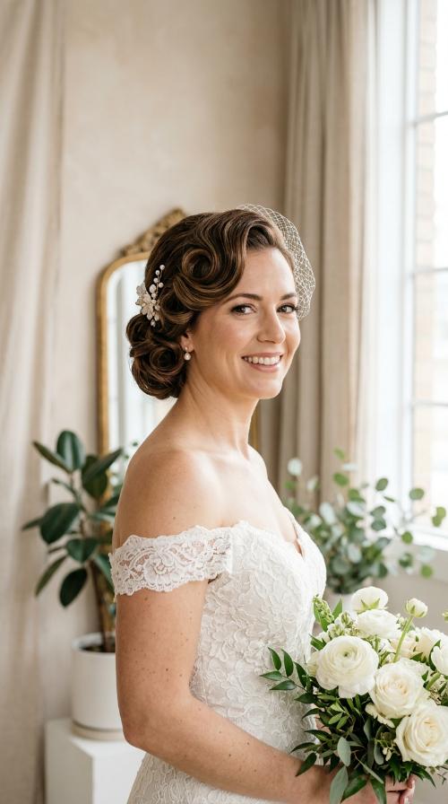 Vintage-Inspired Pin Curls
