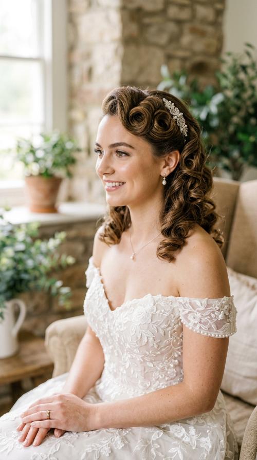 Vintage-Inspired Pin Curls