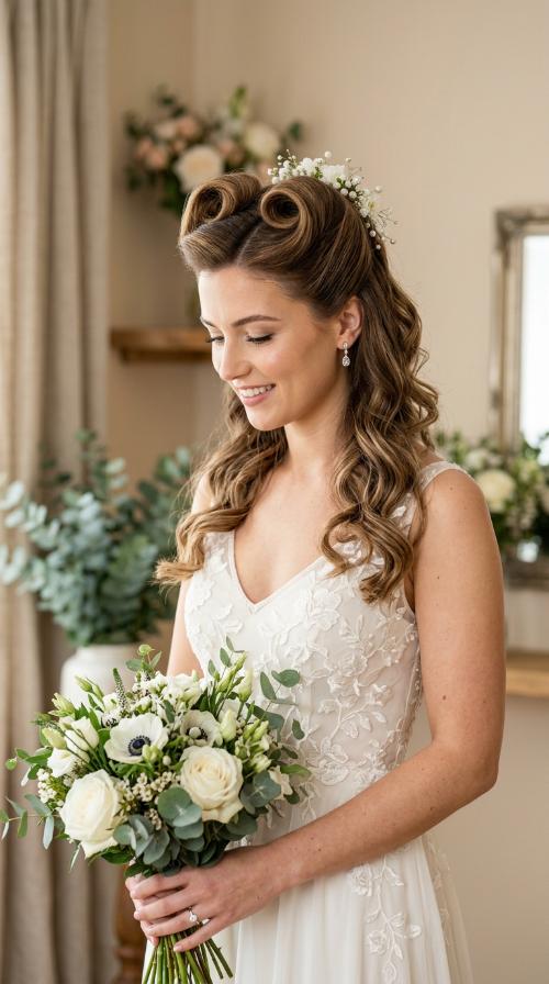Vintage-Inspired Victory Rolls