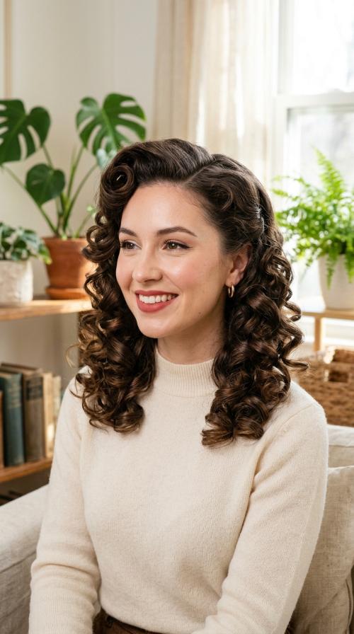 Vintage Pin-Up Curls