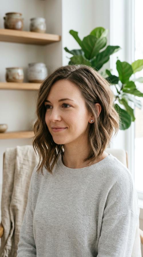Voluminous Angled Bob