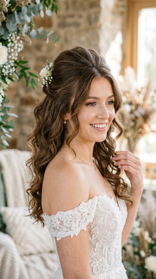 Voluminous Bouffant Half-Up