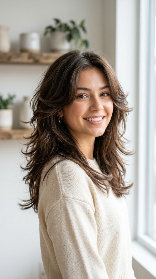 Voluminous Butterfly Cut