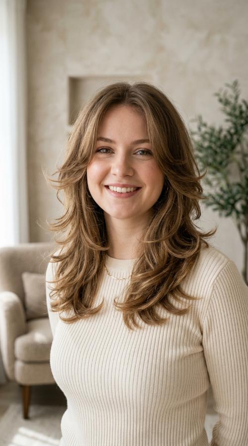 Voluminous Butterfly Cut