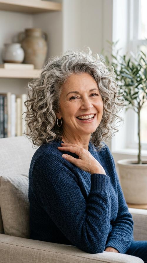 Voluminous Curls with Height