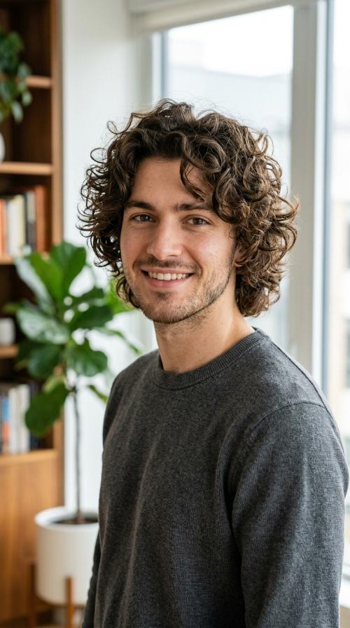 Voluminous Curly Crown