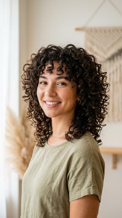 Voluminous Curly Stack