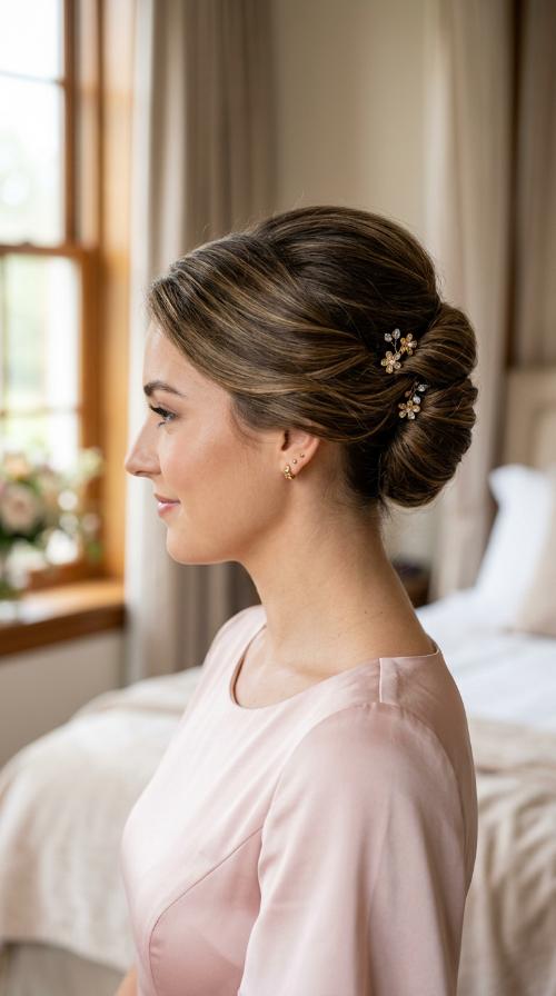 Voluminous French Twist