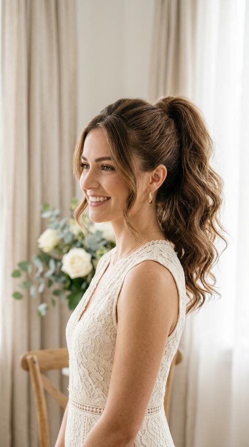 Voluminous High Ponytail