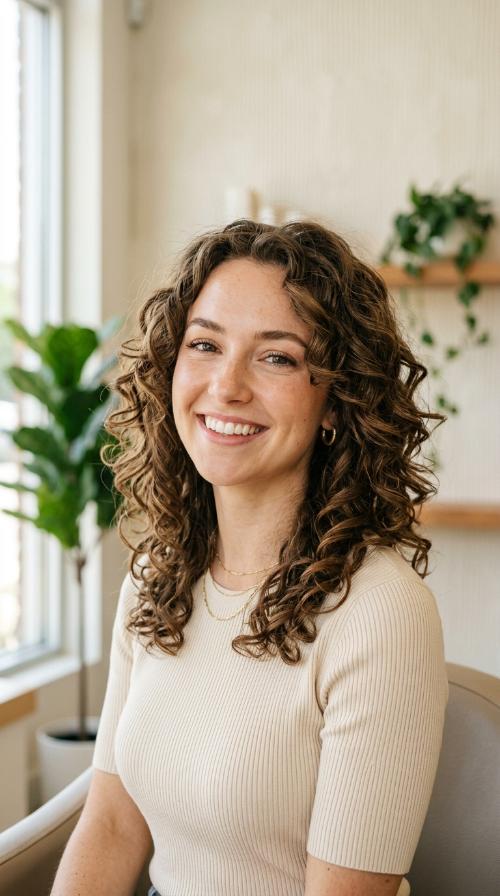 Voluminous Layered Curls