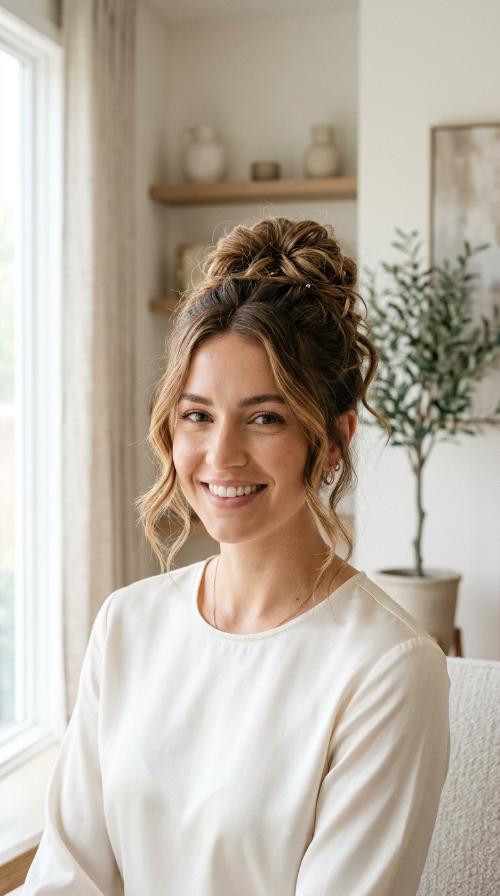 Voluminous Messy Bun