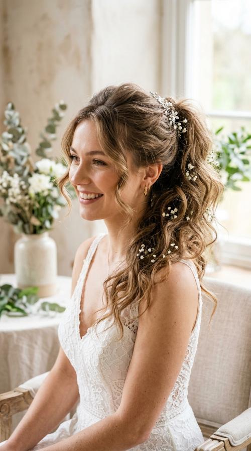 Voluminous Messy Ponytail