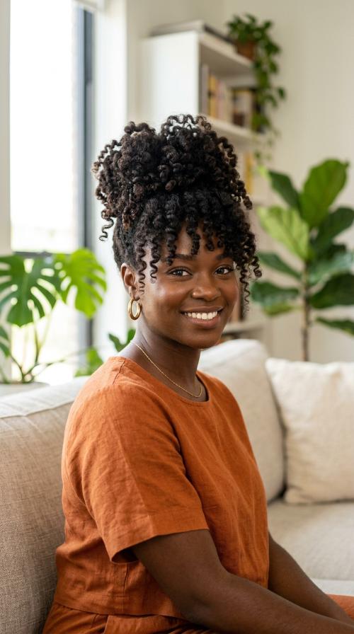Voluminous Pineapple Updo