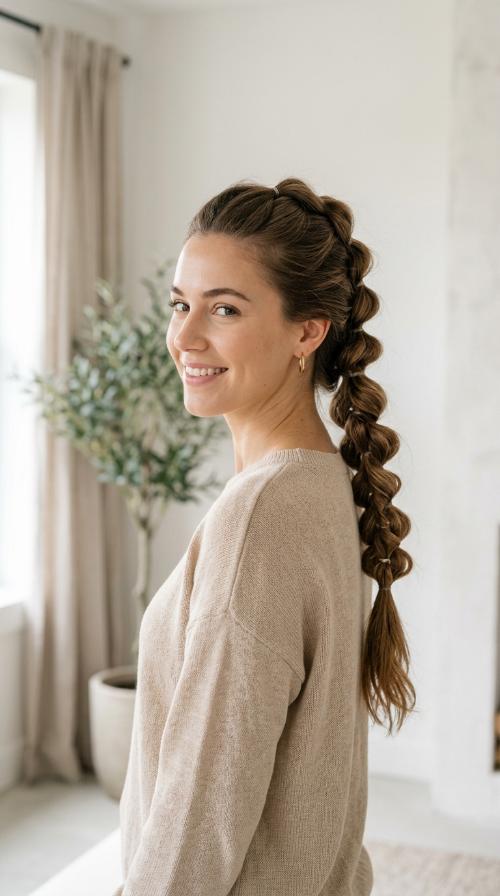 Voluminous Pull-Through Braid