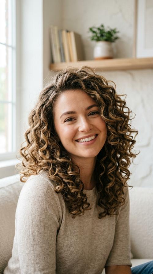 Voluminous Root-Lift Curls