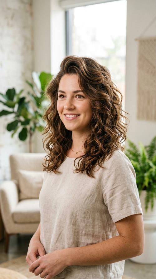 Voluminous Root Perm