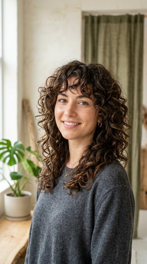 Voluminous Shag Perm