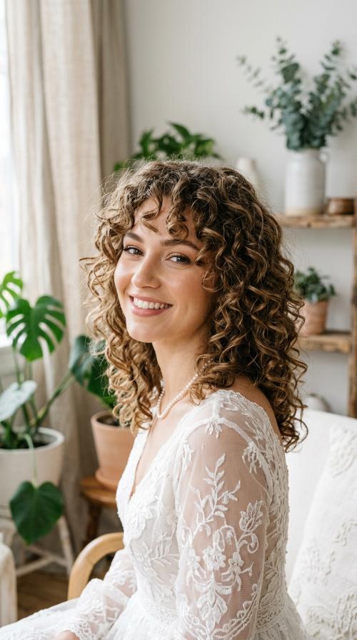 Voluminous Shag with Soft Ringlets