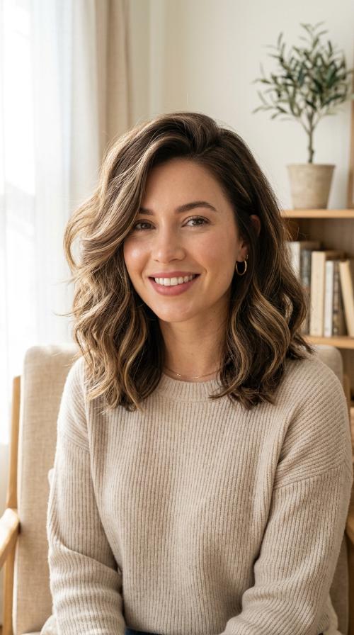 Voluminous Side-Parted Lob