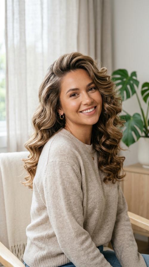 Voluminous Side Sweep