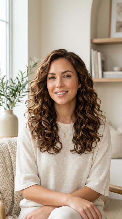 Voluminous Wand Curls