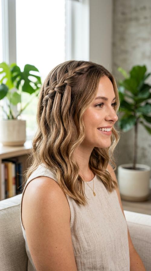 Waterfall Braid Accents