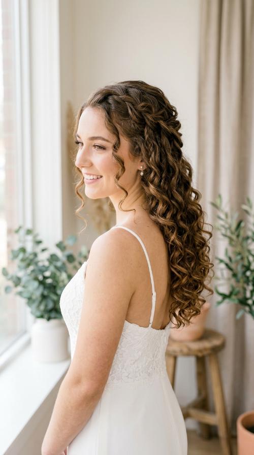 Waterfall Braid with Loose Waves