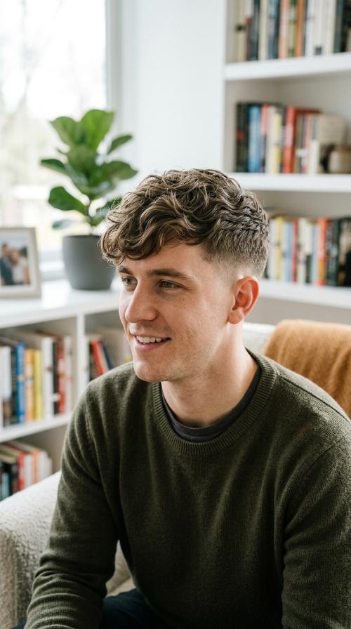 Wavy Fringe with Taper Fade