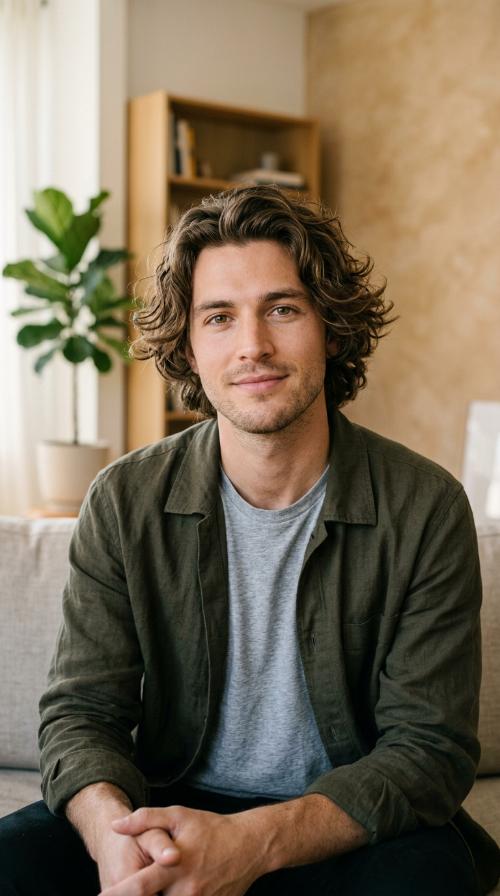 Wavy Mid-Length Mop