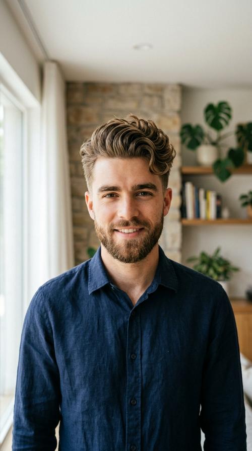 Wavy Pompadour
